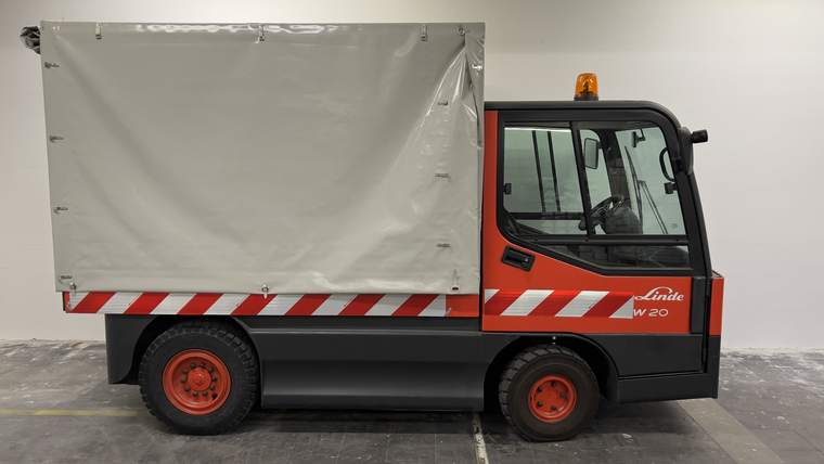 Linde W20 Plattformwagen – Seitenansicht